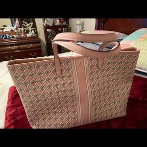 Tory Burch tote and wallet